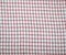 Red-White Moygashel Washed Grid Check Irish Linen Woven Fabric By the Yard